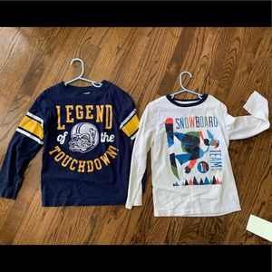 Gymboree 2 Boys long sleeve shirts size 5/6